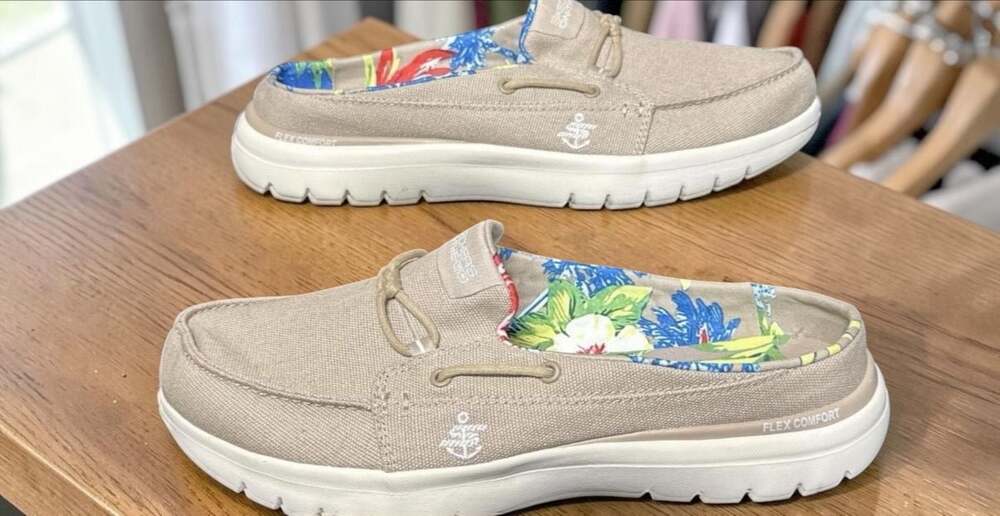Skechers Women's On-the-GO Flex Washable Canvas Mules - Taupe